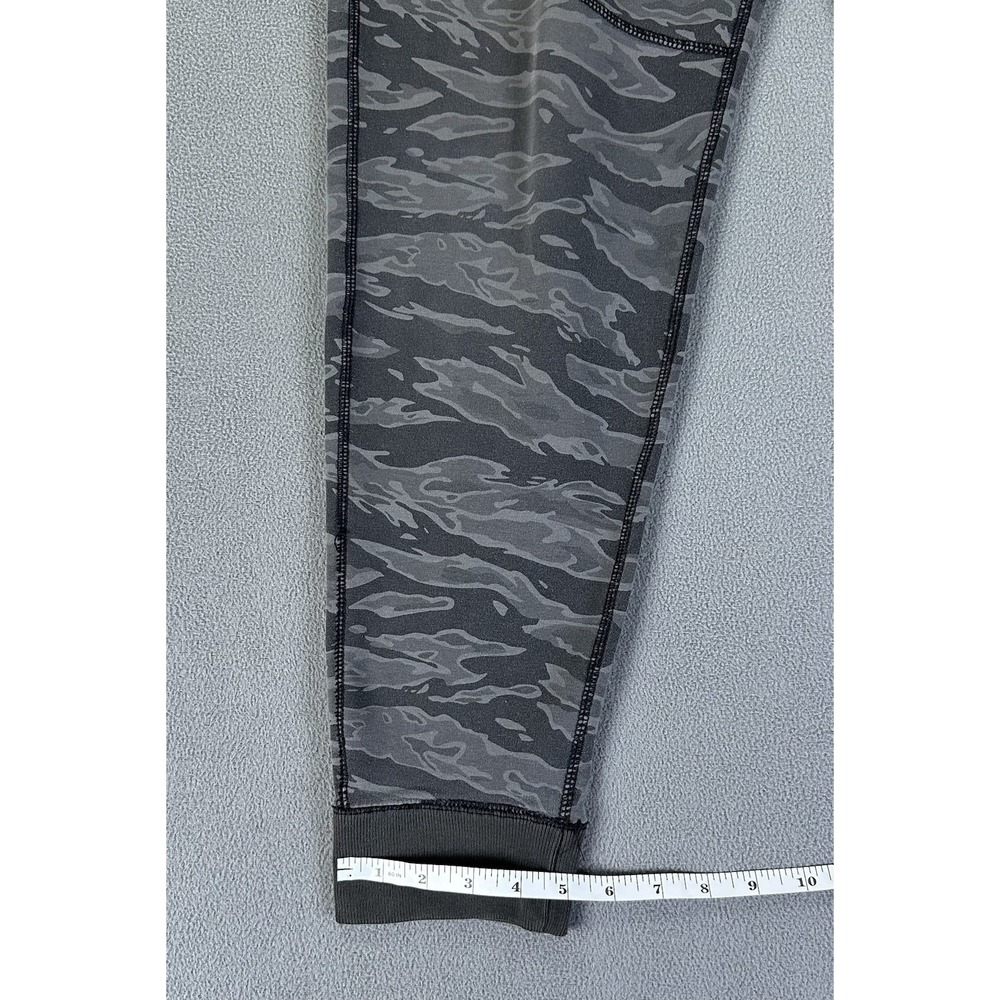 Abercrombie Fitch Joggers Pants Mens Medium Grey Camo Camouflage Fleece Lounge - Picture 7 of 9
